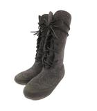 パタゴニア Patagonia ロングブーツ US7 38 フェルト レースアップ グレー /JS ■GY06
