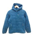 パタゴニア Patagonia ダウンジャケット ブルゾン XS フード 青 ブルー /JS ■GY06