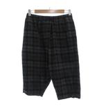 ジャーナルスタンダード JOURNAL STANDARD タグ付き カプリパンツ 36 イージー チェック柄 ダークグレー /AE ■GY06