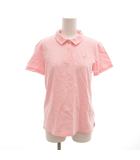 ポロシャツ M 半袖 鹿の子 ピンク /AE ■GY06