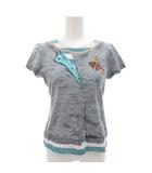 Pauly Tシャツ カットソー S 半袖 プリント グレー /AE ■GY06