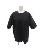 ジョセフオム JOSEPH HOMME Tシャツ カットソー 46 紺 ネイビー 無地 切り替えデザイン ラウンドネック 七分袖 489794 /HW ■GY06