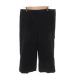 イブルース i Blues 美品 スラックス パンツ 1 紺 ネイビー 無地 クロップド丈 ワイドシルエット 7313123812 /HW ■GY06