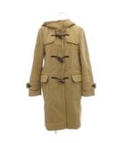 グリーンレーベルリラクシング ユナイテッドアローズ green label relaxing ダッフルコート ウール 36 ブラウン系 長袖 フード付き トグルボタン /SC ■GY06