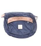 オロビアンコ OROBIANCO ショルダーバッグ 紺 ネイビー ロゴプレート 切り替えデザイン /KR ■GY06