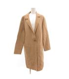 セオリー Theory チェスターコート ロング カシミヤ混 メルトン S ベージュ /JS ■GY06