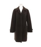 ヴァレンティノ ヴァレンチノ  VALENTINO ステンカラーコート ロング メルトン 比翼 11 茶 ブラウン /JS ■GY06