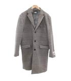 アズールバイマウジー AZUL by moussy チェスターコート ウール L グレー チェック柄 /NL ■GY12