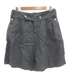 ラルフローレン RALPH LAUREN ハーフパンツ ショート 11 麻 リネン グレー /AE ■GY12