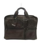 トゥミ TUMI ビジネスバッグ 書類カバン ブリーフケース スクエア型 ファスナーポケット 茶 ブラウン /NU ■GY12