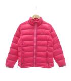 コロンビア Columbia タグ付き ダウンジャケット L ナイロン ジップアップ ロゴ刺繍 ピンク /NU ■GY12