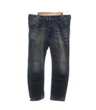 デニムパンツ ジーンズ ボタンフライ ヒゲ 32 インディゴブルー /YJ ■GY12