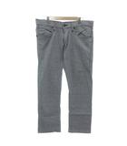 エドウィン EDWIN ガンクラブチェックパンツ スラックス 総柄 33 白 ホワイト 黒 ブラック /YJ ■GY12