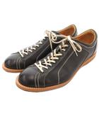 リーガル REGAL スタンダード レザーシューズ スニーカー レースアップ 27 黒 ブラック /YJ ■GY12