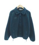 コロンビア Columbia ヴィンテージ 90s USA製 フリースジャケット 裏起毛 ロゴ LL 緑 グリーン /YJ ■GY12