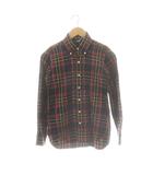 サイ ベーシックス SCYE BASICS コットンチェックシャツ ボタンダウン 長袖 レッド /SY ■OS