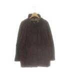 バーバリー ロンドン BURBERRY LONDON ノバチェック ジャケット フード 9 ボルドー /MI ■OS