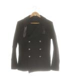 バルマン BALMAIN メルトンPコート ウール 濃紺 /MI ■OS ■AD