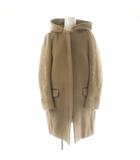 イエナ IENA 二重織りシャルムフードコクーンコート ロング ウール 36 茶 ブラウン /AT ■OS