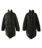 マックスマーラ ウィークエンドライン MAX MARA WEEKEND LINE リバーシブル ダウンコート 40 ダークグレー 黒 /MI ■OS