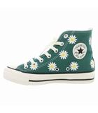 コンバース CONVERSE オールスター デイジーフラワー ハイ ALL STAR DAISYFLOWER HI スニーカー シューズ 1SD278 23cm 緑 グリーン /GV