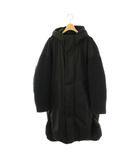エンフォルド ENFOLD PEツイル WOOL×ダウンコート アウター 38 ブラック /DF ■OS