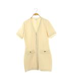  サンドロ Sandro Tweed Dress In Double S Jacquard ドレス ワンピース ひざ丈 36 アイボリー /DF ■OS ■SH