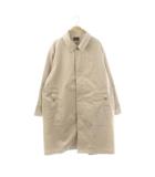 ダンケシェーン Danke schon TC TWILL SWEAT COAT 切り替え コート ステンカラー カットオフ F ピンクベージュ /DF ■OS ■AD