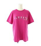 マークジェイコブス MARC JACOBS × PEANUTS スヌーピープリントTシャツ カットソー 半袖 XS ピンク /DF ■OS ■SH