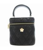 リリーブラウン Lily Brown ×MARY QUANT 24SS デイジーミニバニティポーチ ショルダーバッグ 黒 ブラック  LWGG245323 /UD