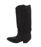  ソノラ SONORA スエード 刺繍ロングブーツ ポインテッドトゥ 38 茶色 ブラウン /SR9