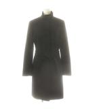 エフデ ef-de カシミヤ スタンドカラーコート アウター 11 ブラック /DF ■OS