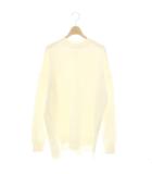ナゴンスタンス nagonstans Bulky Cotton BOXワイドP.O ニット チュニック 長袖 38 オフホワイト /ES ■OS