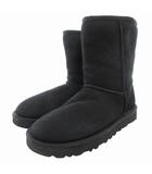 アグ UGG クラッシック ショート ツー Classic Short II ムートンブーツ ロゴ スエード 23cm 黒 ブラック 1016223 /GV
