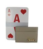 グッチ GUCCI ホースビット カードケース トランプセット ノベルティ 白 ホワイト べージュ /SR28 ■OH