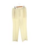 バーバリーゴルフ BURBERRY GOLF ワイドパンツ スラックス 17 アイボリー /DF ■OS