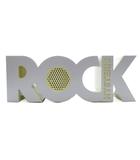 ヒステリックグラマー HYSTERIC GLAMOUR ジャンク品 ROCK RADIO ポータブルラジオ シルバーカラー クリームイエロー /UO ☆AA★