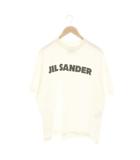 ジルサンダー JIL SANDER KKJMZI0008 ロゴプリントTシャツ S 白 黒 /MI ■OS ■SH