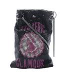 ヒステリックグラマー HYSTERIC GLAMOUR SATISFACTION メタルメッシュ サコッシュ ショルダーバッグ ワンショルダー 斜め掛け ブラック /YO30