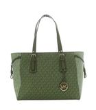 マイケルコース MICHAEL KORS 24AW VOYAGER トップジップ トートバッグ ミディアム トートバッグ ショルダーバッグ グリーン /YO20