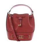 マイケルコース MICHAEL KORS 24AW REED ベルテッド バケット ショルダーバッグ ハンドバッグ 2way ロゴ ピンク 35F4 /SR13
