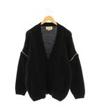 Cable Knit Cardigan with Detachable Sleeves カーディガン S ブラック 681624 /DO ■OS