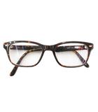 レイバン RAY BAN ウェリントン 眼鏡 メガネ フルリム セルフレーム 度入り 52□19 145 茶 ブラウン RB5109 /GV ■SH