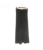 ドゥーズィエムクラス DEUXIEME CLASSE beauty pleated スカート リブニット プリーツ 36 黒 ブラック /AQ ■OS