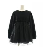  ロージーモンスター RosyMonster Snow docking tops カットソー 長袖 チュール F 黒 ブラック /AT ■OS