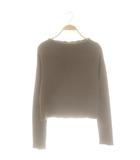 ドゥーズィエムクラス DEUXIEME CLASSE 24SS off shoulder プルオーバー ニット 長袖 ブラウン /DF ■OS