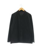 デサント DESCENTE オルテライン FUSIONKNIT HYBRID COLLARLESS ジャケット ノーカラー 薄手 M 黒 ブラック /AT ■OS
