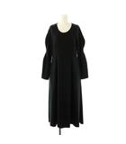 ルシェルブルー LE CIEL BLEU Sculpted Sleeve Dress ワンピース 36 黒 /MI ■OS