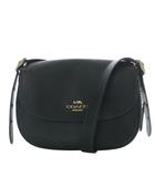 コーチ COACH メイシー サドルバッグ ショルダーバッグ ワンショルダー 斜め掛け レザー ダークグリーン CB896 /YO16