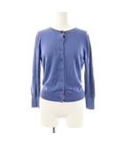 ポールスミス PAUL SMITH フロントデザインニットカーディガン 七分袖 M ブルー /DF ■OS ■SH